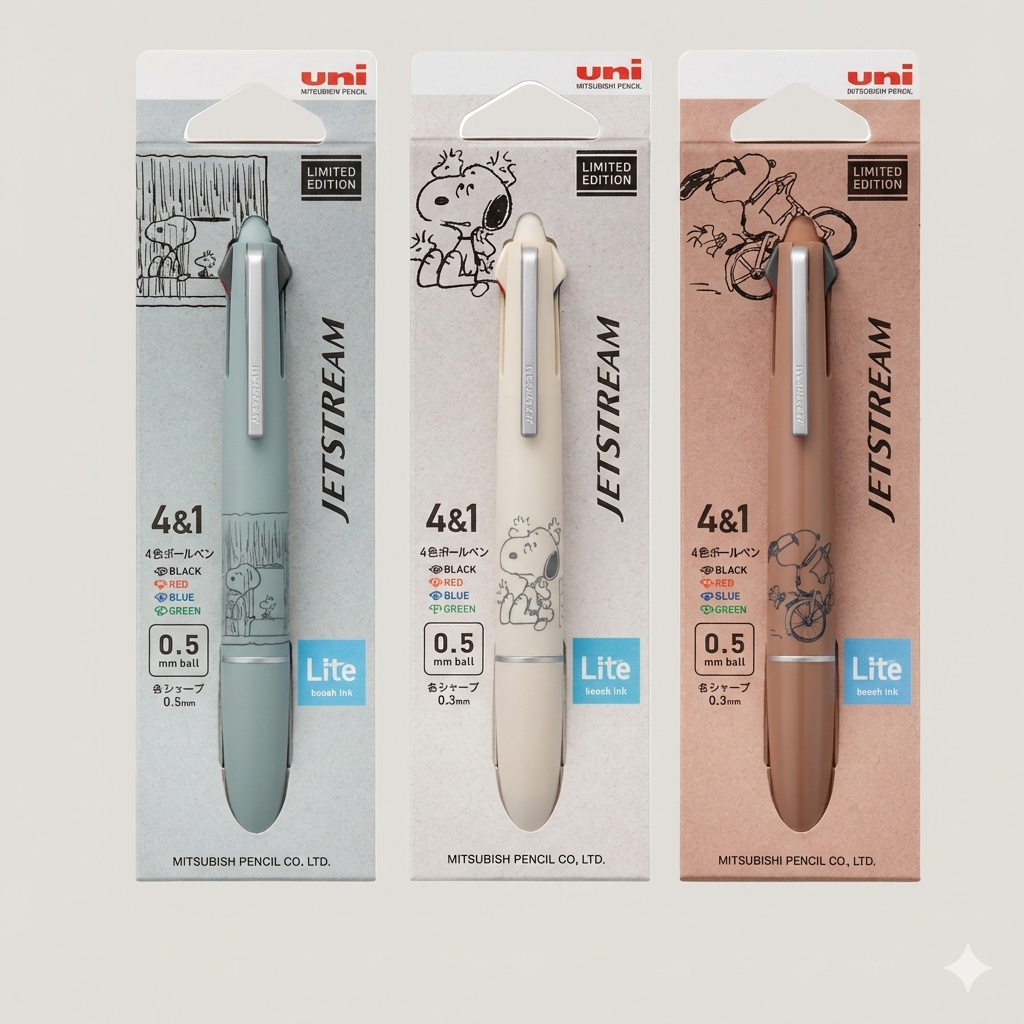 Uniball Jetstream Snoopy 4&1 Pen