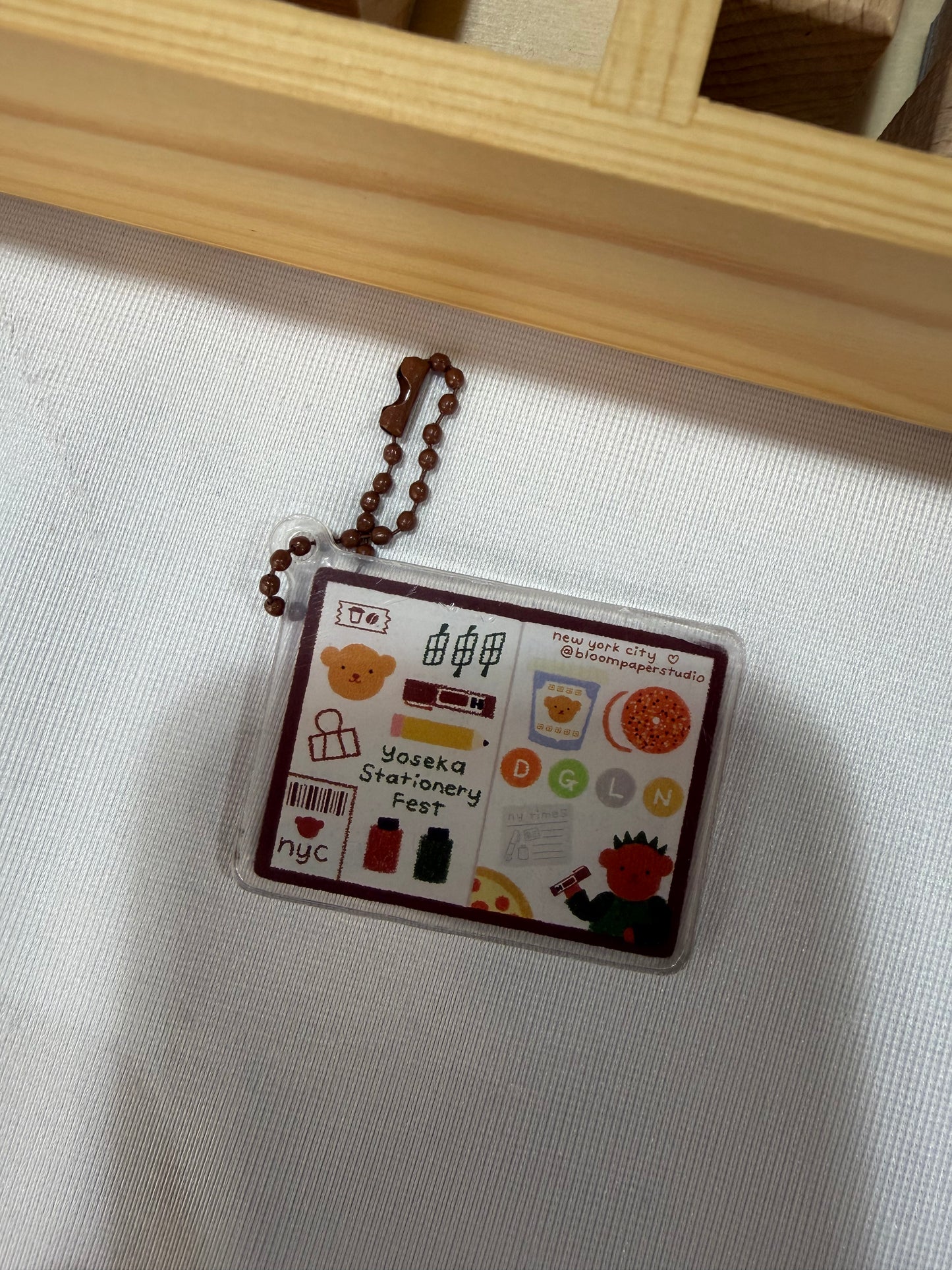 Choco's NYC Spread Acrylic Charm