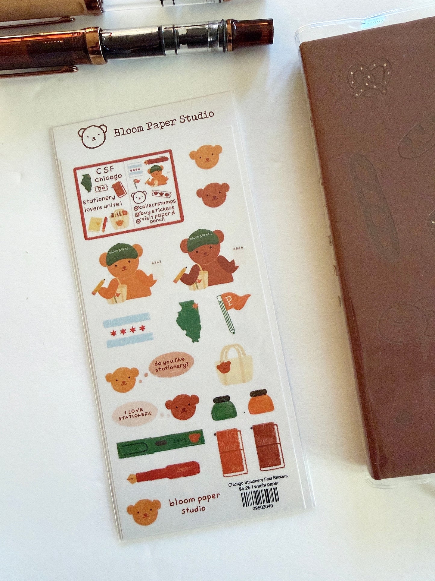 Chicago Stationery Fest Stickers