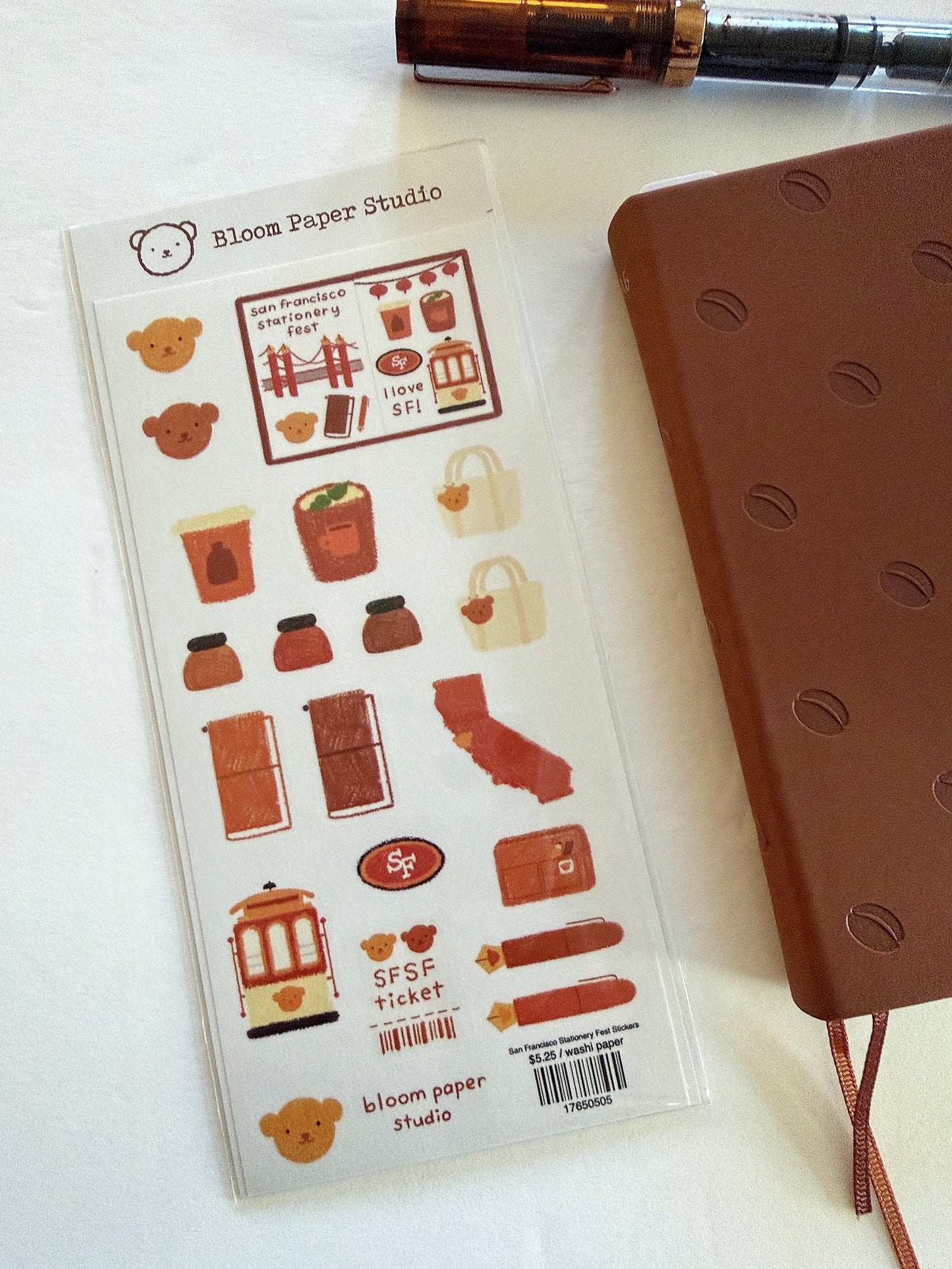 San Francisco Stationery Fest Stickers
