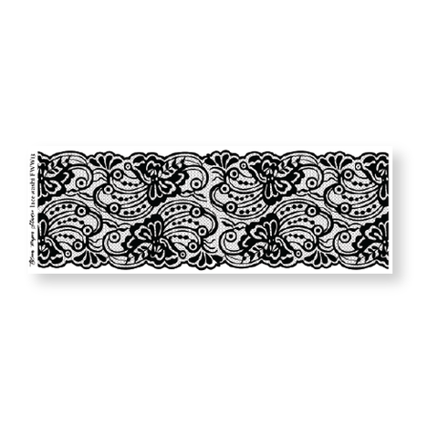 FWW13 Foiled Lace Washi Planner Stickers