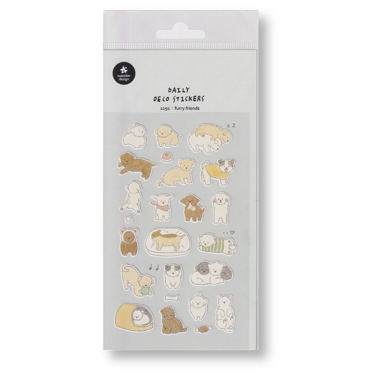 Suatelier Deco Planner Stickers (Furry Friends)
