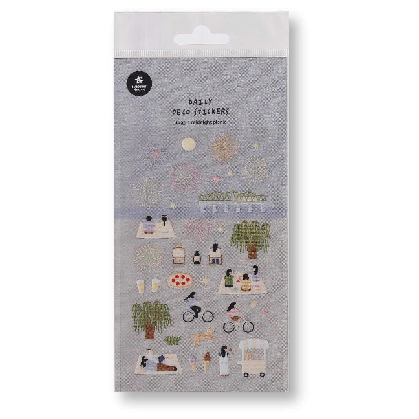 Suatelier Deco Planner Stickers (Midnight Picnic)