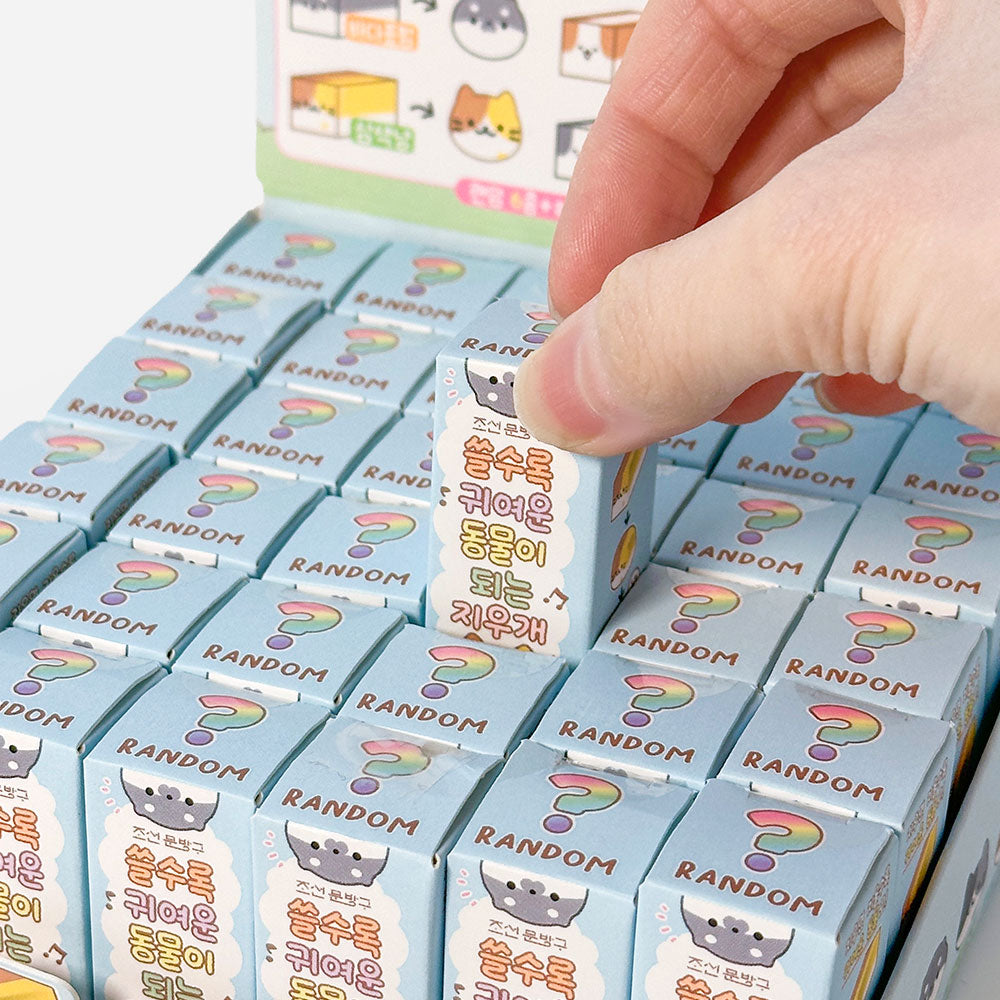 Cute Animal Eraser Mystery Box