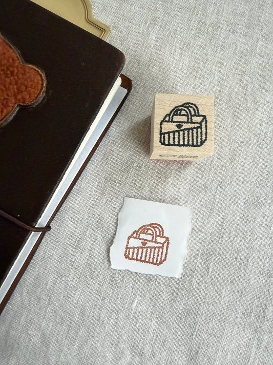 Bearlla Bag Wooden Stamp