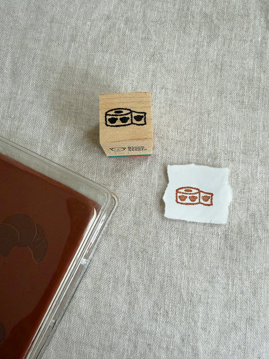 Bear Washi Tape Wooden Stamp