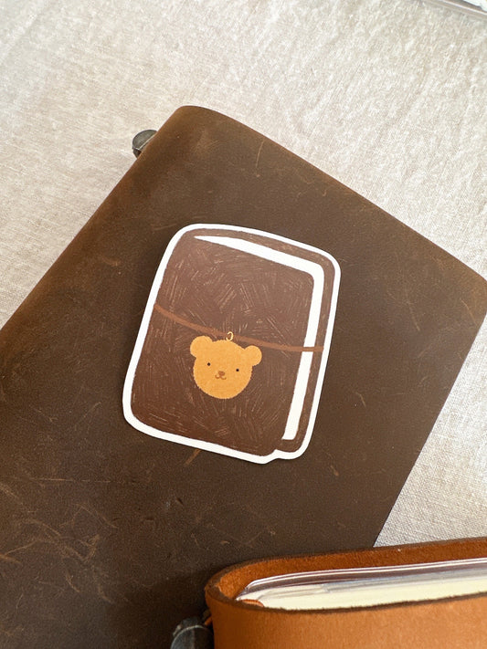 Bear's TN (Choco) Die Cut Sticker