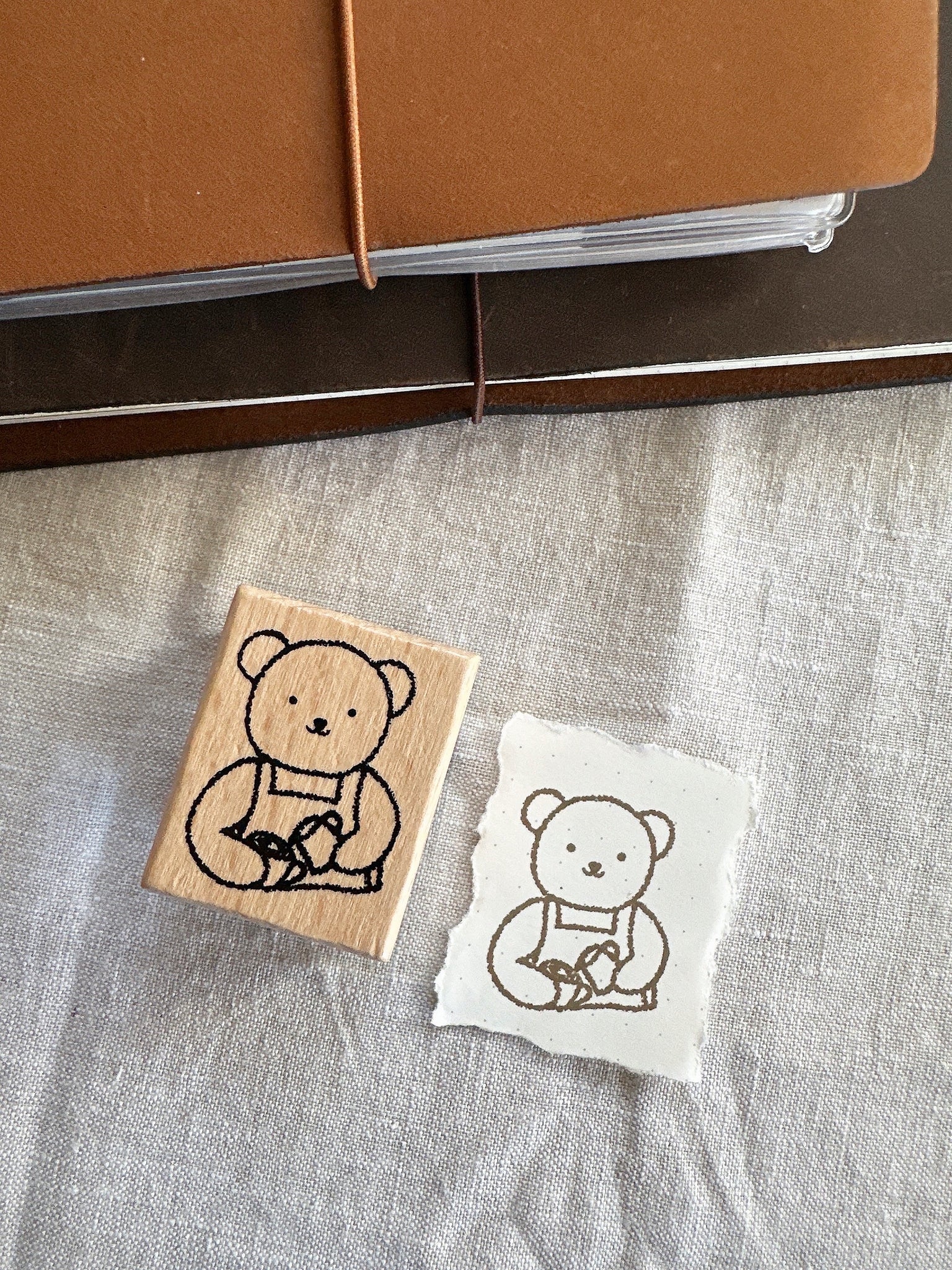 Bearista Wooden Stamp