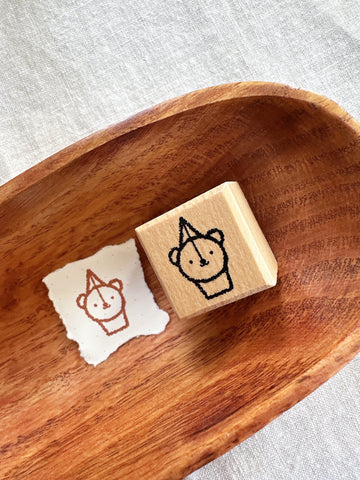 Bear Nib Wooden Stamp