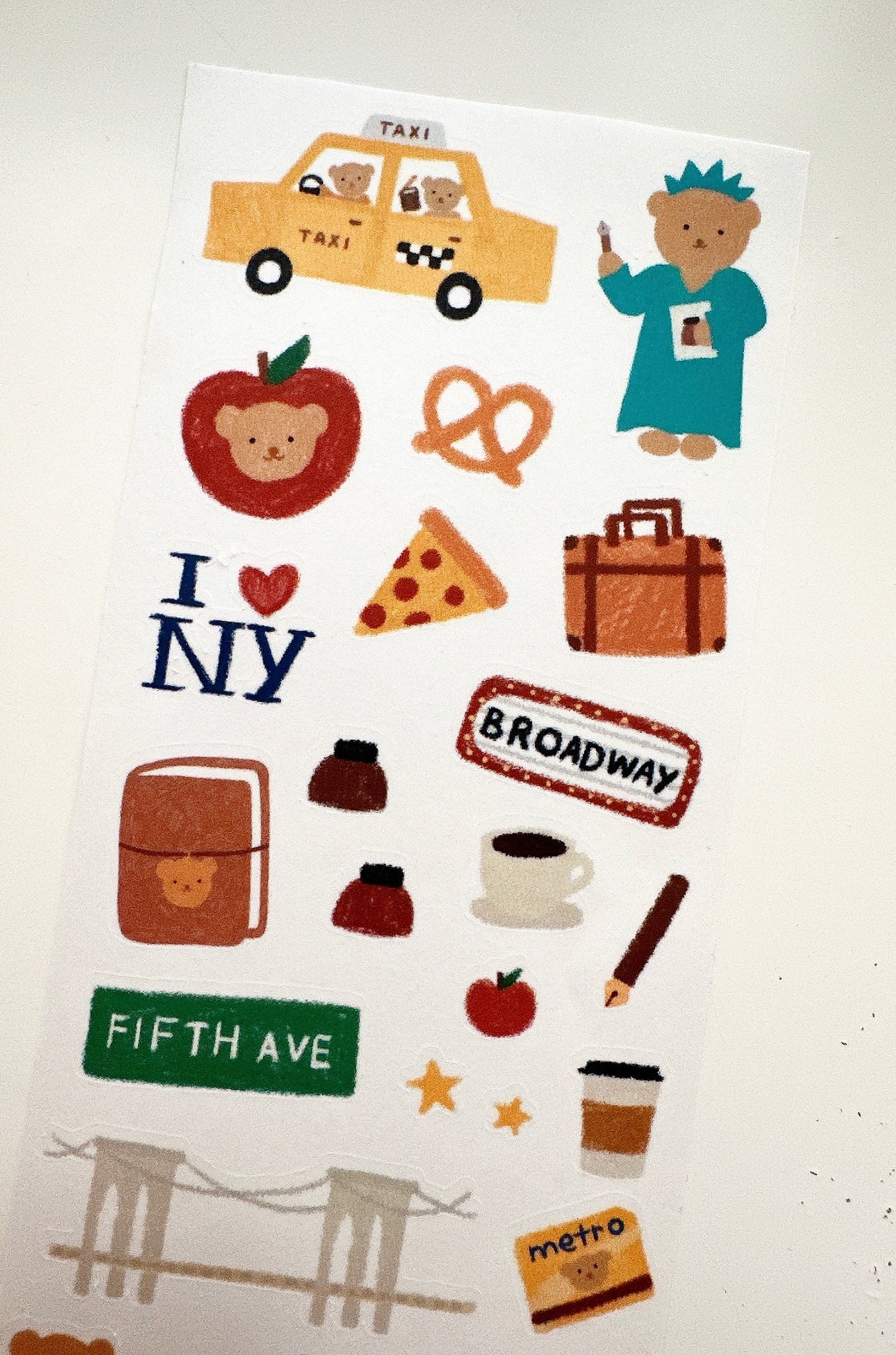 Empire State Doodle Planner Journal Stickers