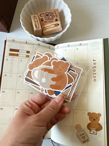 4.25x3" Clear Die Cut Stickers Folder