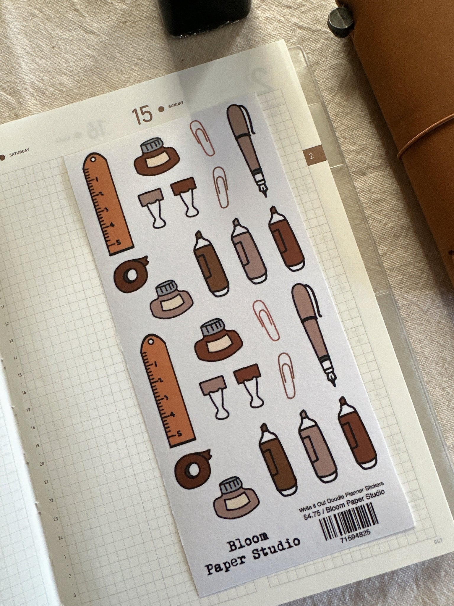 Write it Out Doodle Planner Stickers