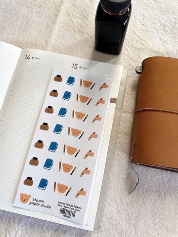 Ink Day Doodle Stickers