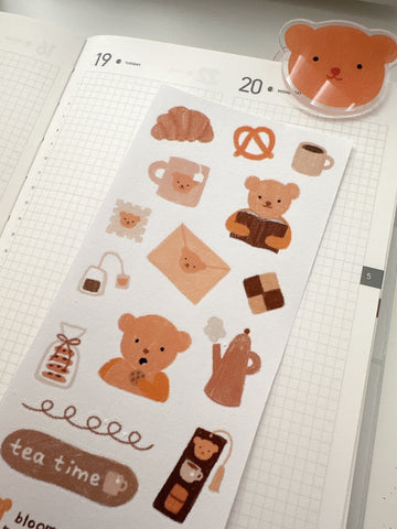 Cute Tea Planner Stickers