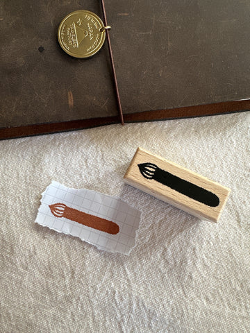 Glass Pen  2.0 Wooden Stamp