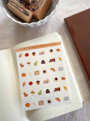 Fall Doodles Journaling Doodle Planner Stickers