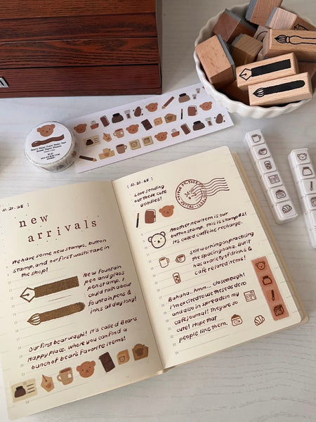 Bear's Happy Place Washi Tape