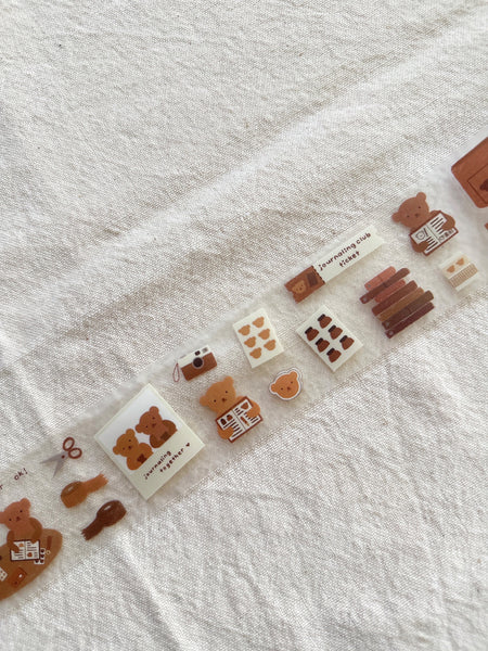 Let's Journal Together Kiss Cut PET Tape