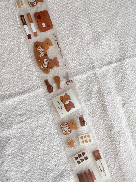 Let's Journal Together Kiss Cut PET Tape