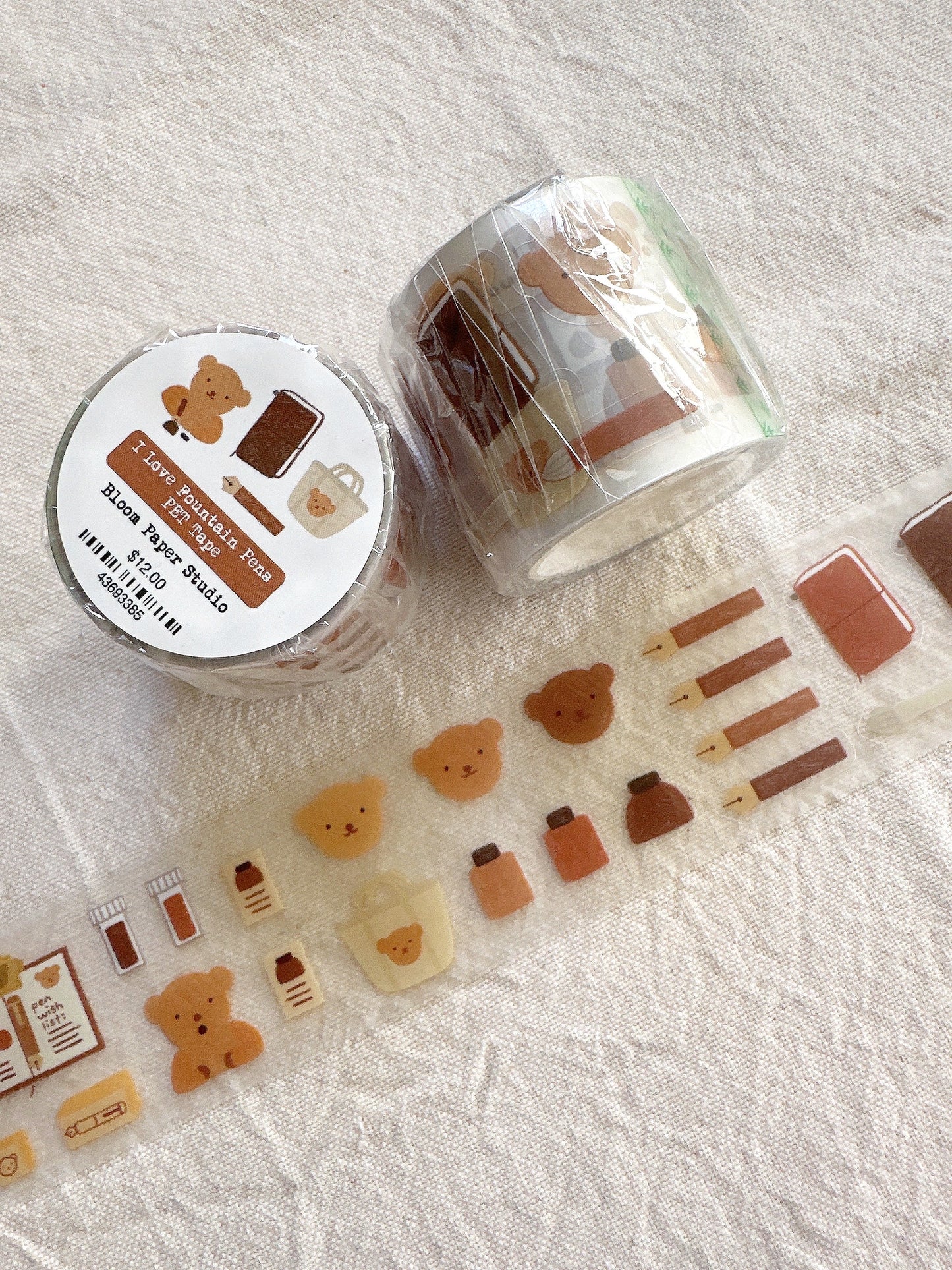 I Love Fountain Pens Kiss Cut PET Tape