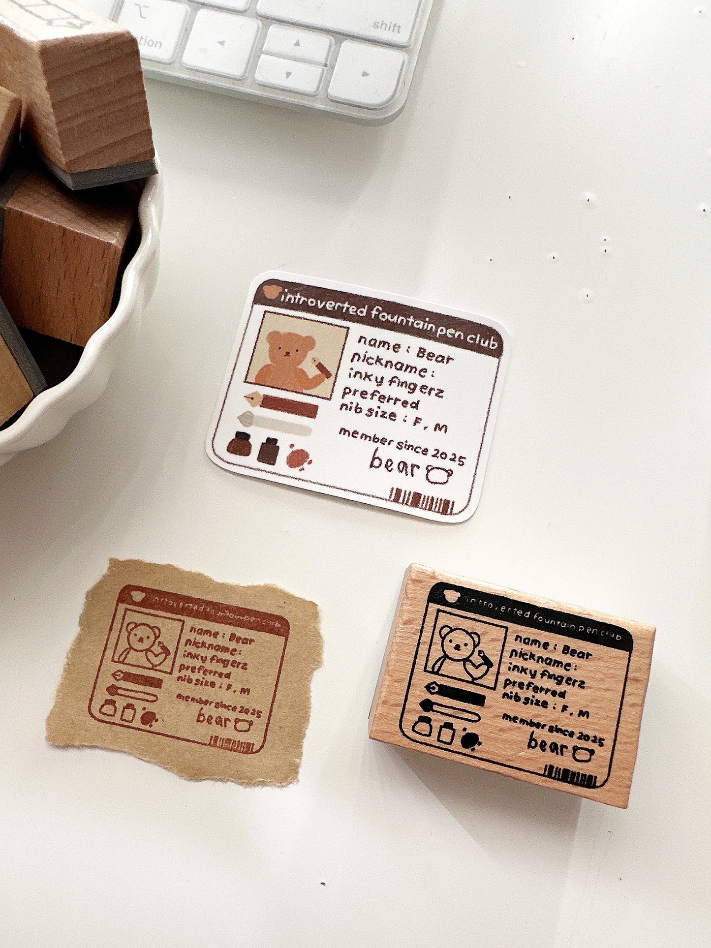 IFPC ID Card Wooden Stamp