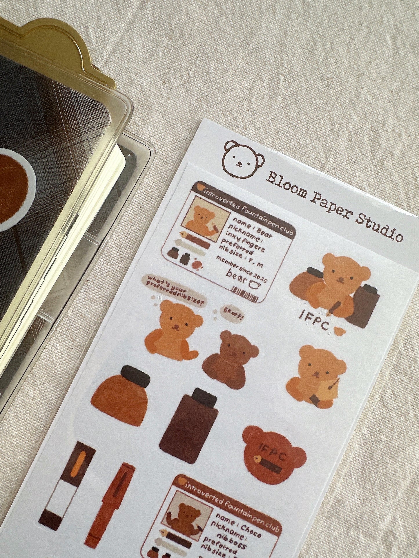 Introverted Fountain Pen Club Stickers