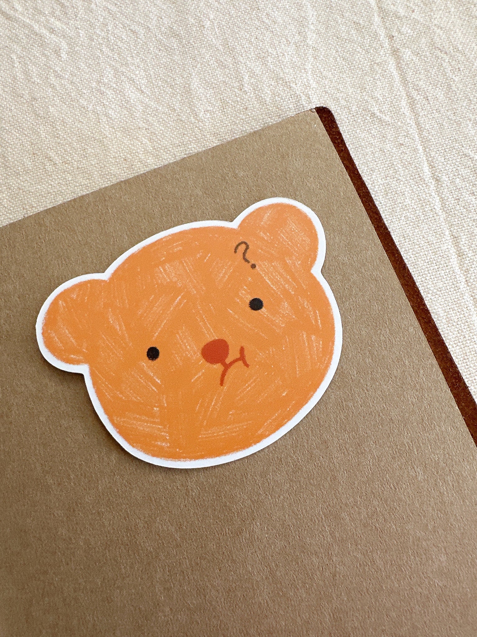 System Error: Bear Die Cut Sticker – Bloom Paper Studio