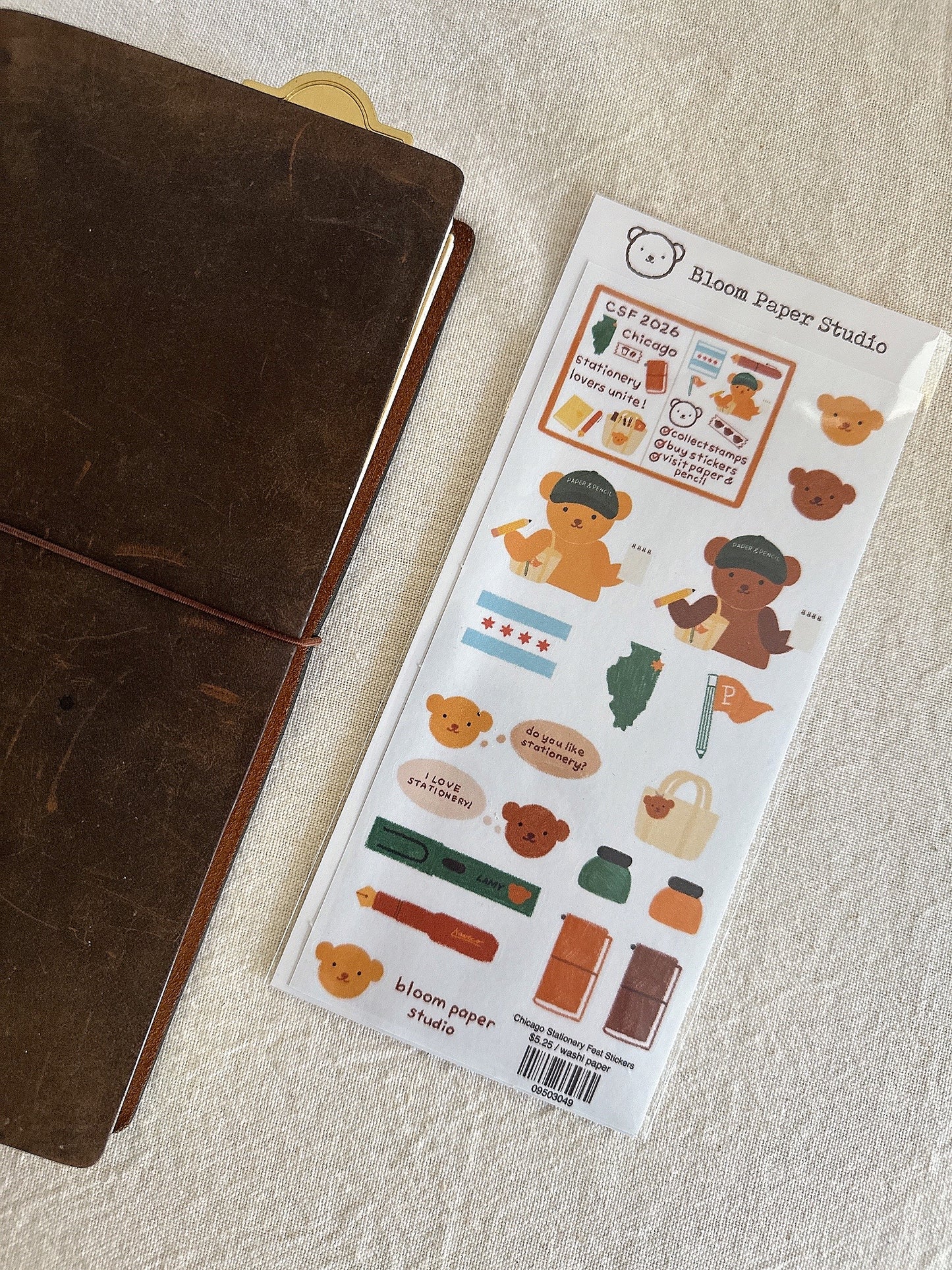 Chicago Stationery Fest Stickers