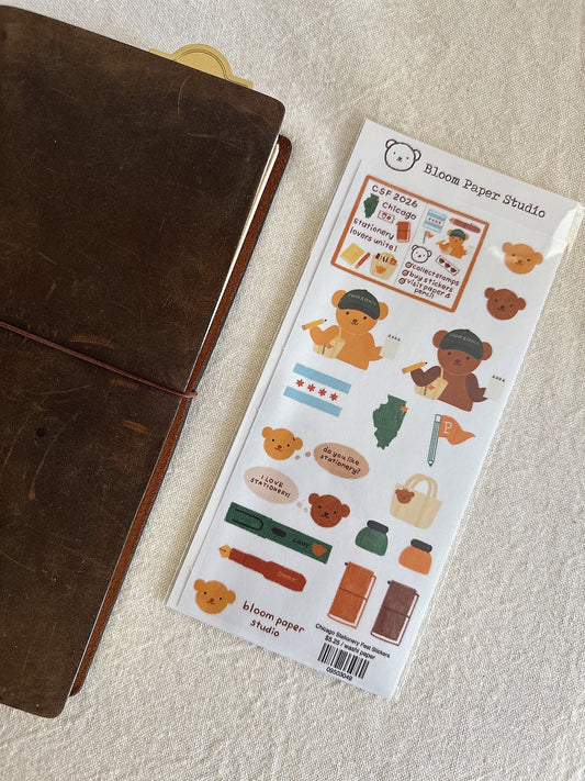 Chicago Stationery Fest Stickers