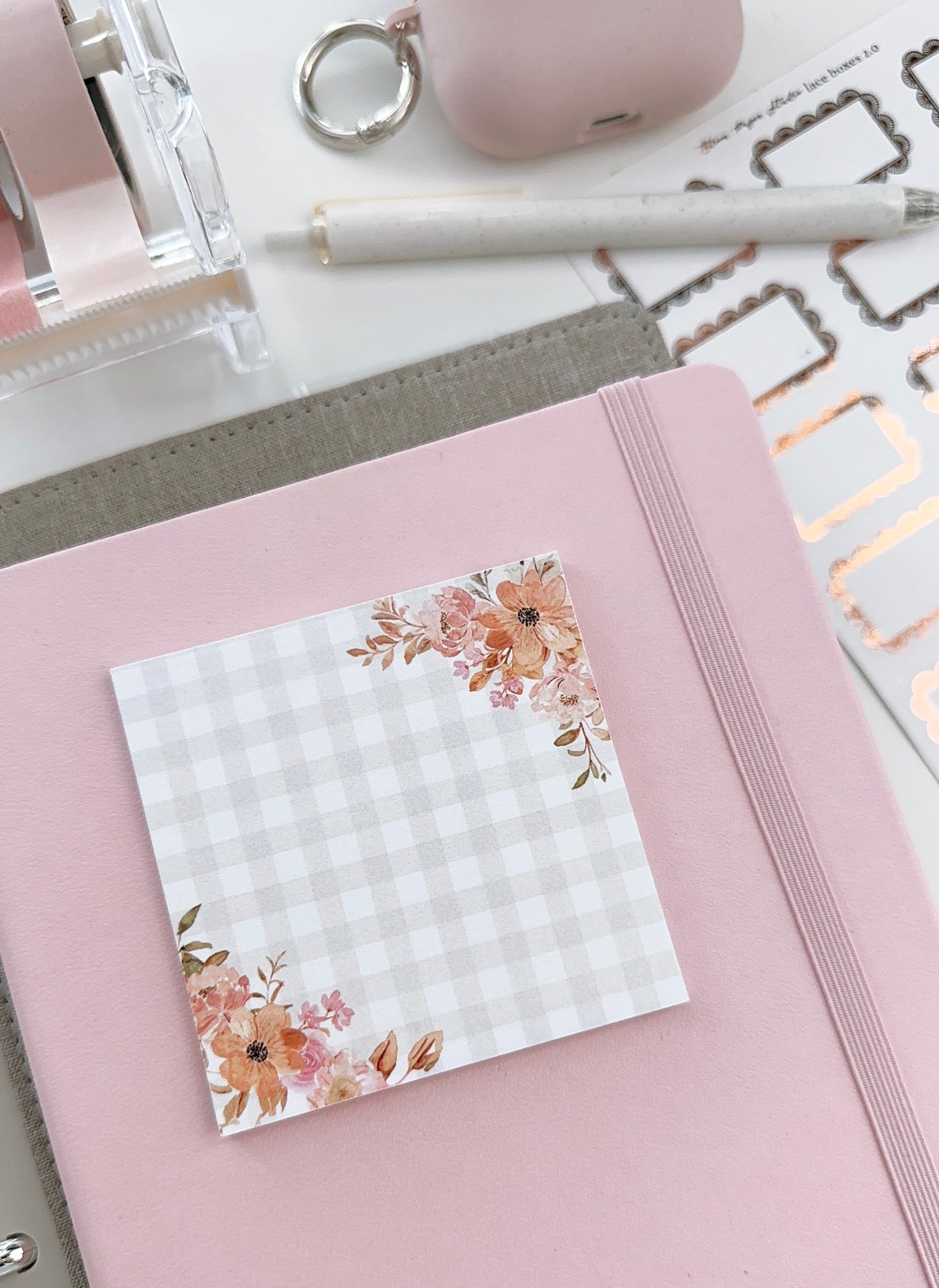 Floral Sticky Notes 6.0