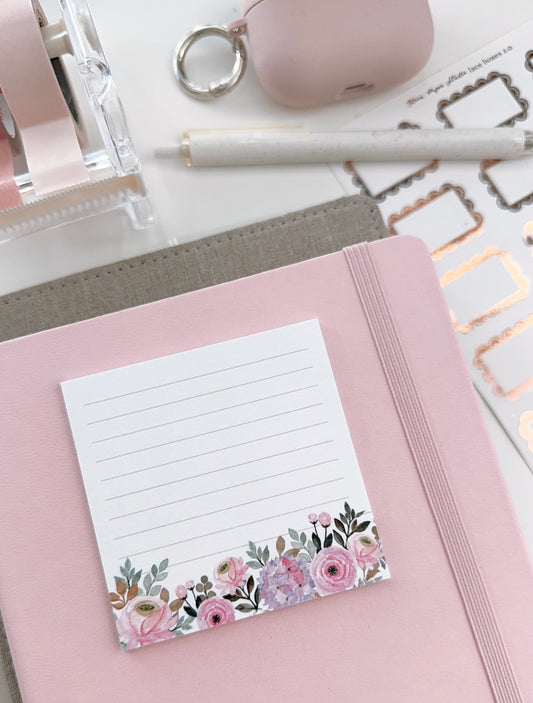 Floral Sticky Notes 8.0