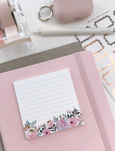 Floral Sticky Notes 8.0