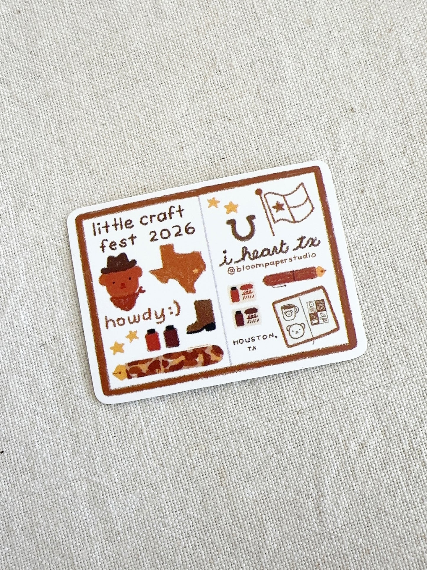 Little Craft Fest Die Cut Stickers