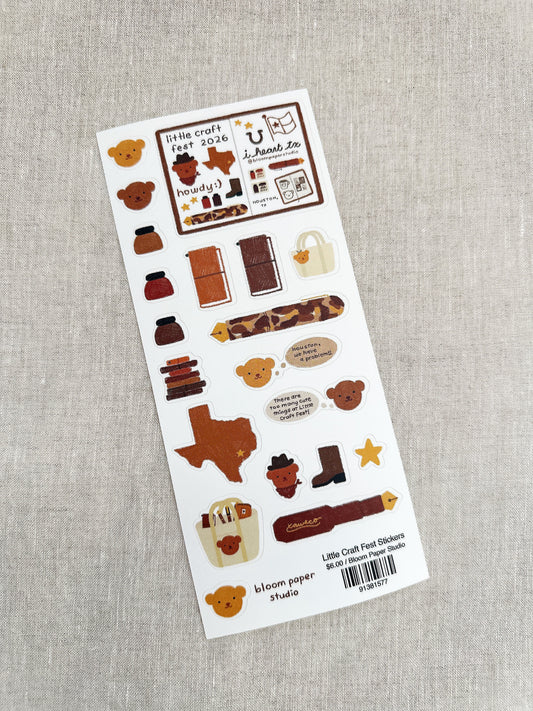 Little Craft Fest Stickers