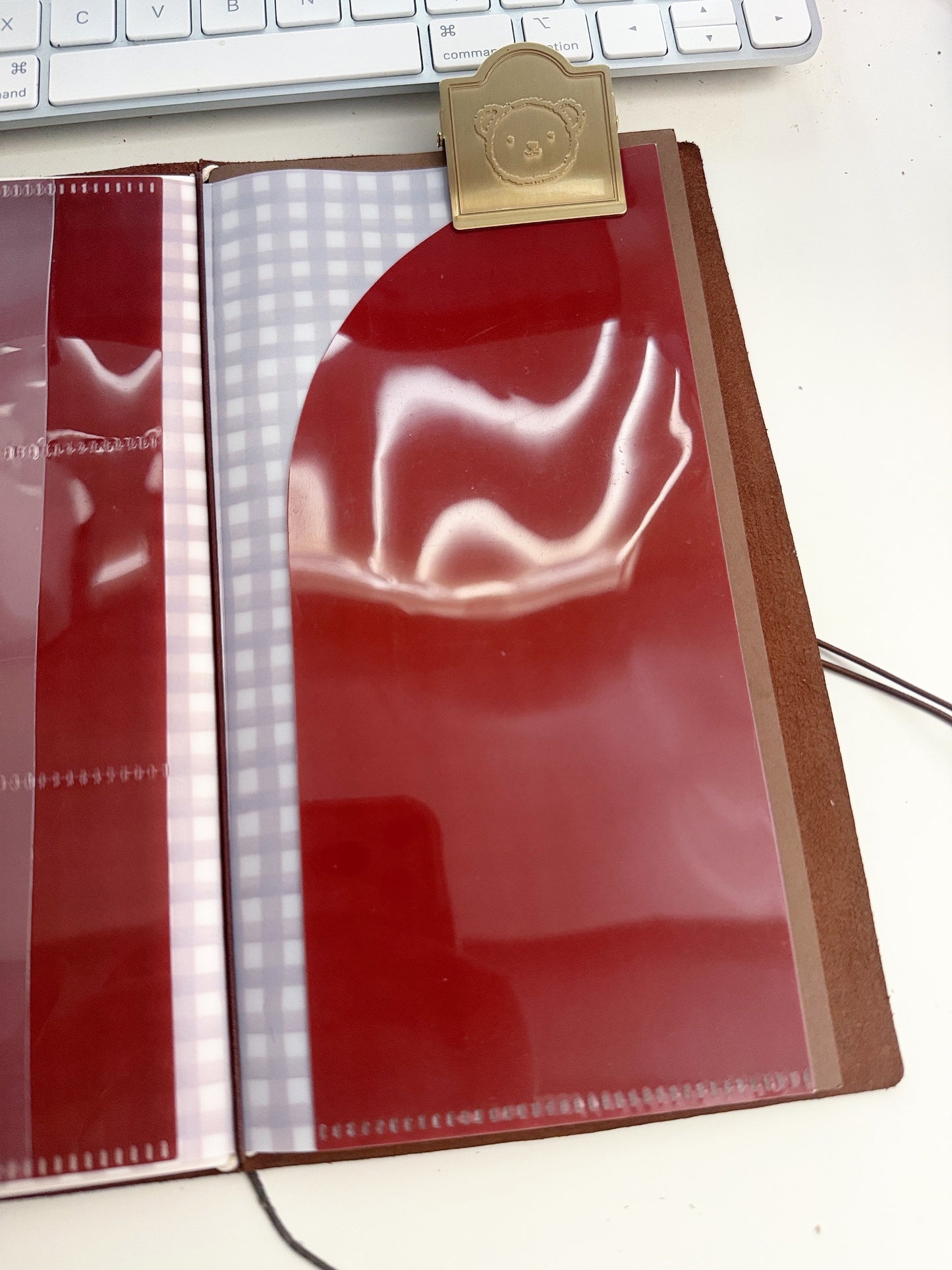 Three Litto Bears Clear Folder