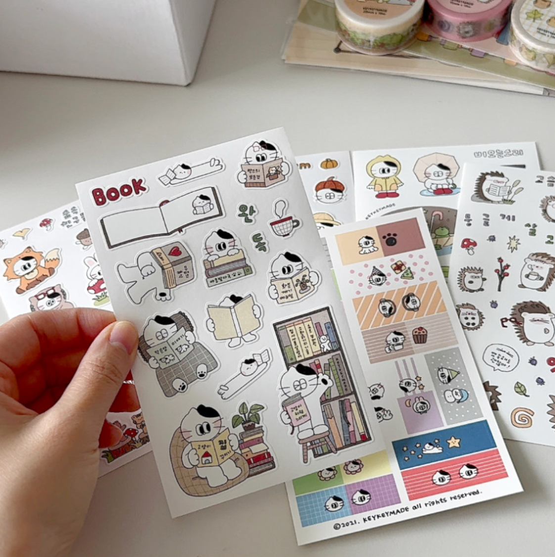 Keykeymade Reading Time Sticker
