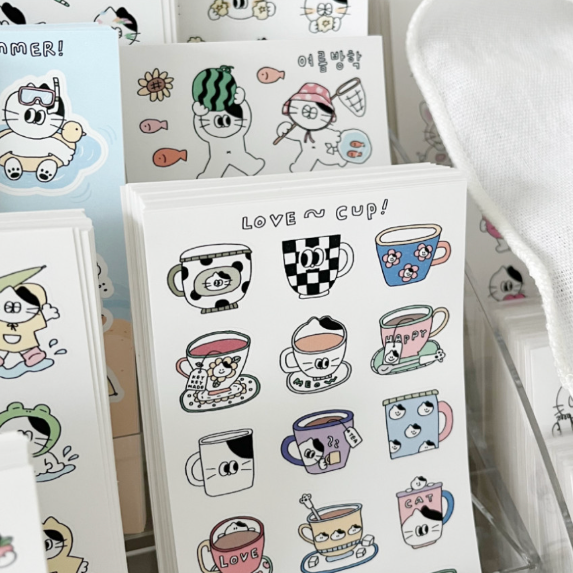 Keykeymade Love Cup Sticker