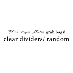 Clear Dividers Grab Bag