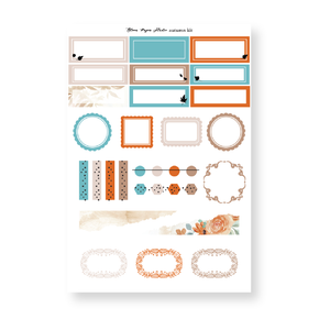 Autumn Foiled Planner Sticker Kit