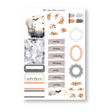 Load image into Gallery viewer, Spooky Foiled Planner Sticker Kit
