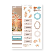 Load image into Gallery viewer, Autumn Foiled Planner Sticker Kit
