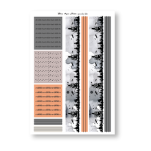 Load image into Gallery viewer, Spooky Foiled Planner Sticker Kit
