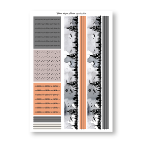 Spooky Foiled Planner Sticker Kit
