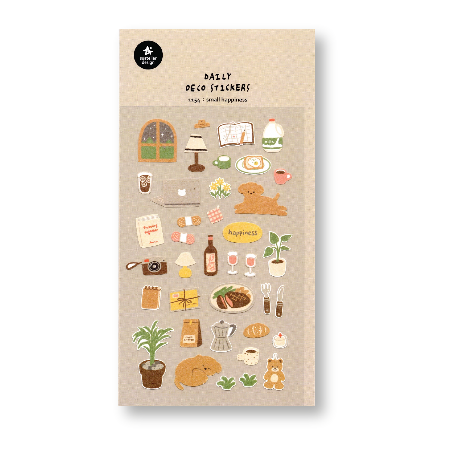 Suatelier Deco Planner Stickers (Small Happiness)