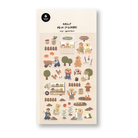 Suatelier Deco Planner Stickers (Ggumi Farm Harvest)