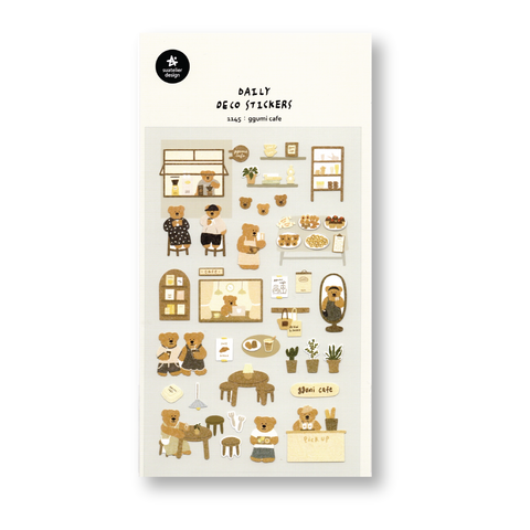 Suatelier Deco Planner Stickers (Ggumi Cafe)