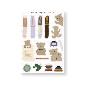 Inky Thoughts Journaling Doodle Planner Stickers