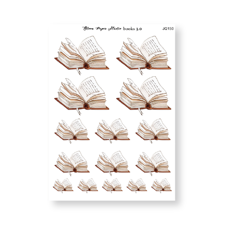Books 3.0 Journaling Planner Stickers