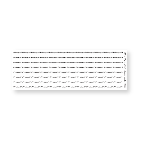 FW15 Foiled Dainty Bottom Washi Planner Stickers