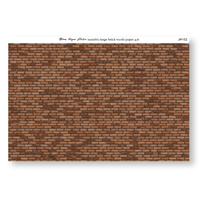Tearable Large Brick Washi Paper 4.0